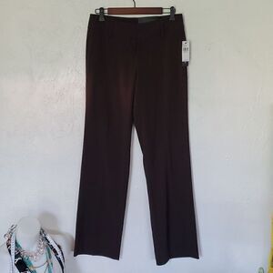 AB Studio Black Straight Leg Pants Size 4